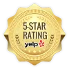 5 Star Rating Yelp Badge 1efb45df